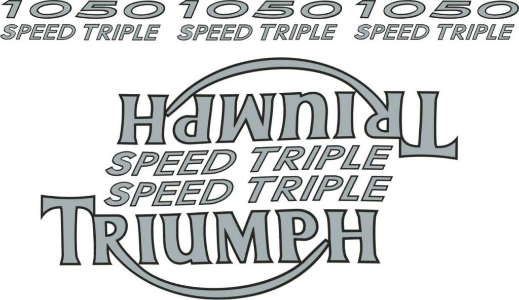 Triumph Daytona Stickers Set Mxg One Best Moto Decals