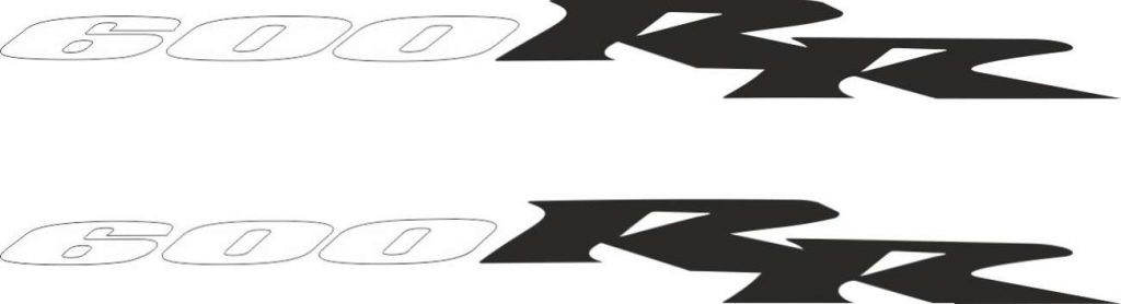 Honda CBR 600 RR Sticker MXG ONE Best Moto Decals