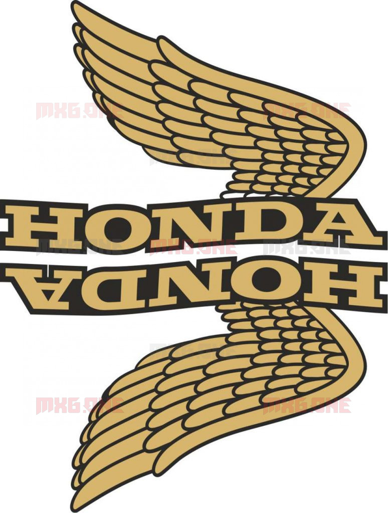 Honda Wings Stickers Set Mxg One Best Moto Decals