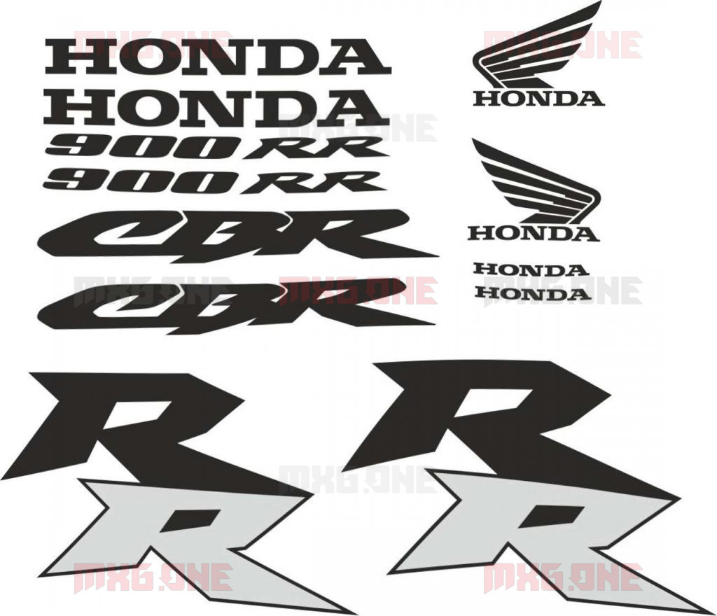 Honda CBR 900 RR 1998 Stickers Set MXG ONE Best Moto Decals