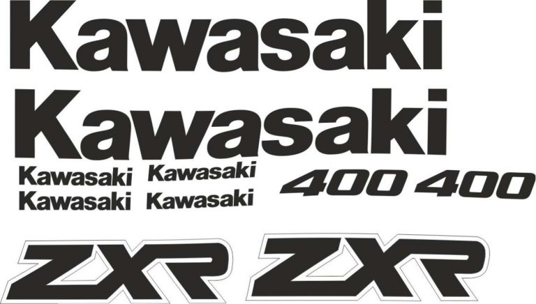 Kawasaki Zxr Logos Decals Stickers And Graphics Mxg One Best Moto