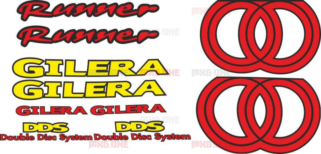 Gilera Runner Stickers Set Mxg One Best Moto Decals