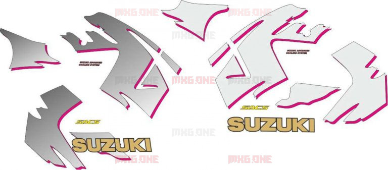 Suzuki Gsx F Stickers Set Mxg One Best Moto Decals