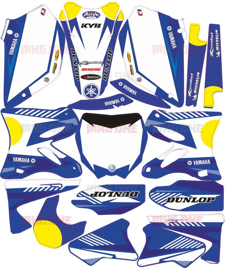 Yamaha YZ logos decals, stickers and graphics - MXG.ONE - Best moto decals