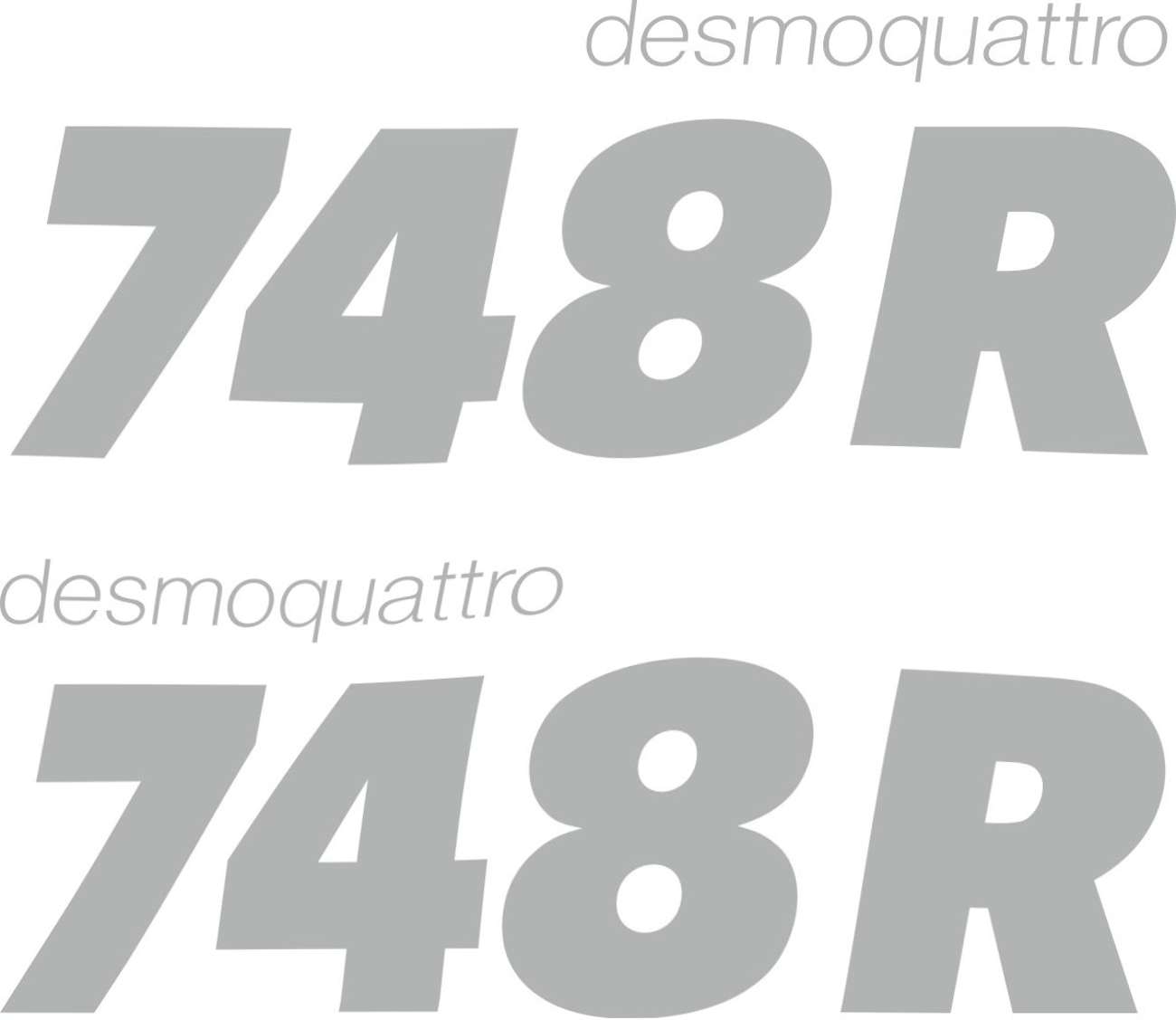 Series Adhesives Stickers Compatible DUCATI 748 R Superbike