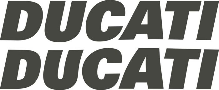 DUCATI logo sticker - MXG.ONE - Best moto decals