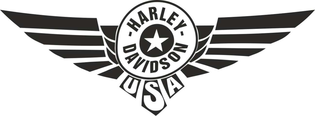 HARLEY DAVIDSON USA sticker -  - Best moto decals