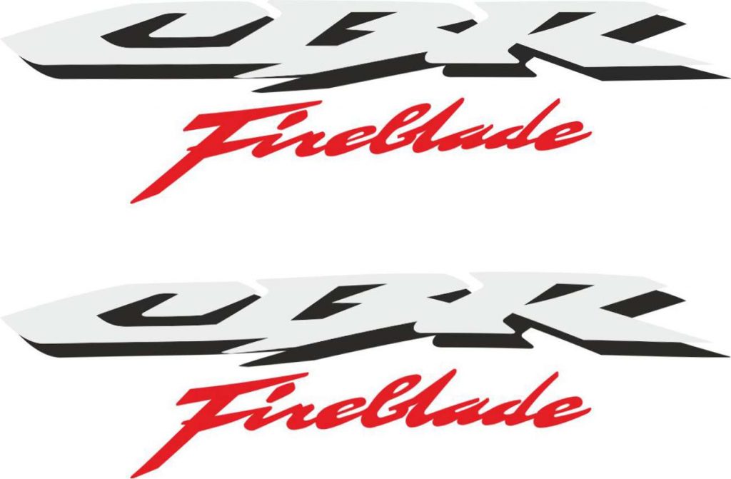 Honda Cbr Fireblade Logo Sticker Mxg One Best Moto Decals