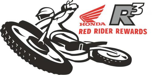 Honda Red Riders Reward Stickers Mxg One Best Moto Decals