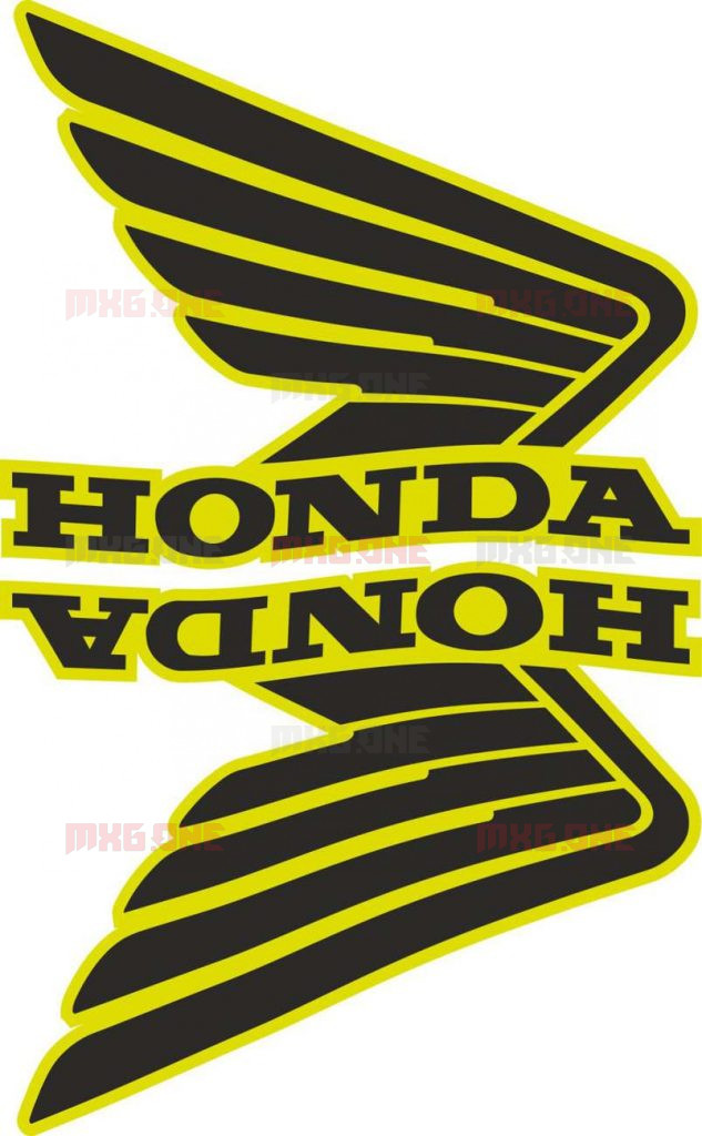 Honda Wings Stickers Set Mxg One Best Moto Decals