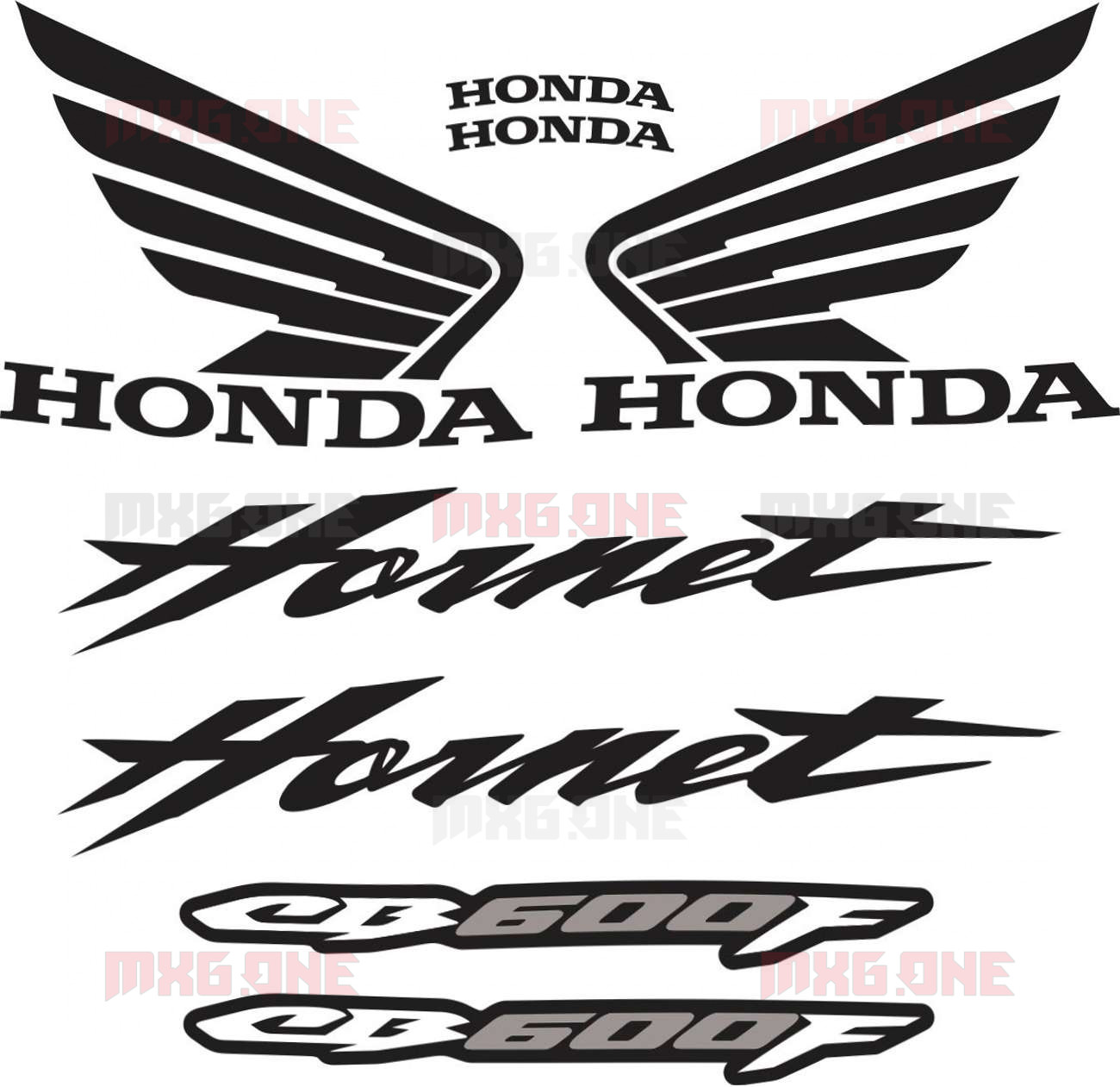 Kit Honda Hornet Moto Motosport Pegatina Vinilo Adhesivo Sticker p1013 