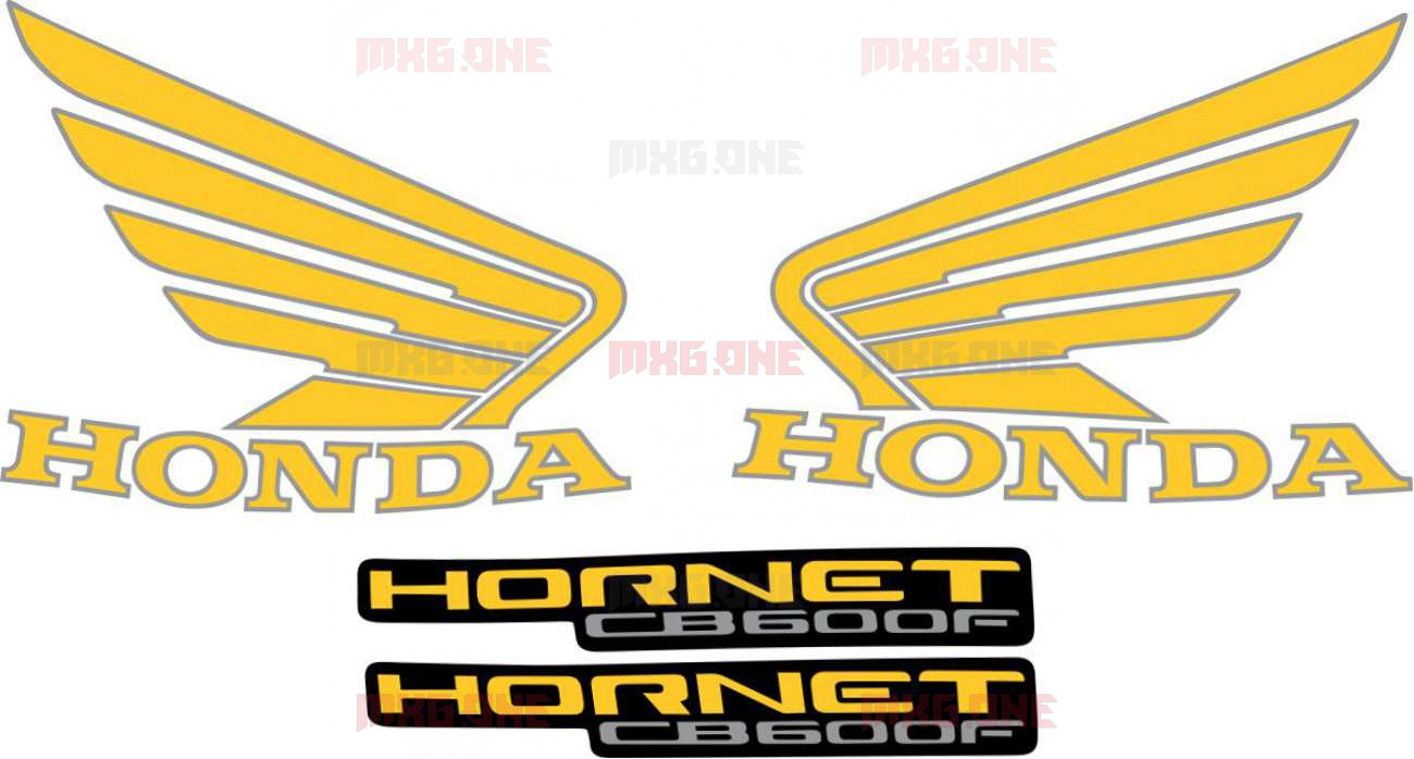 Hornet 600 2010 Outline Track bike or road fairing Decals Stickers PAIR #10