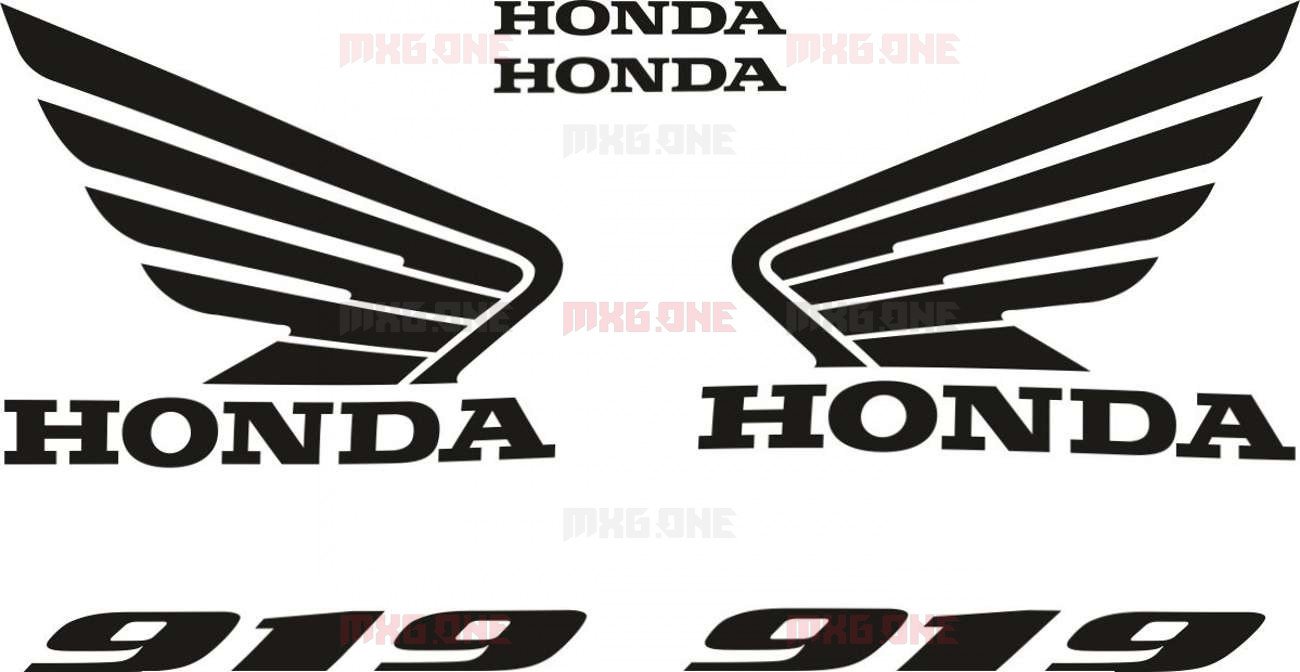 Honda CBX-200 2001 decals set -  - Best moto decals