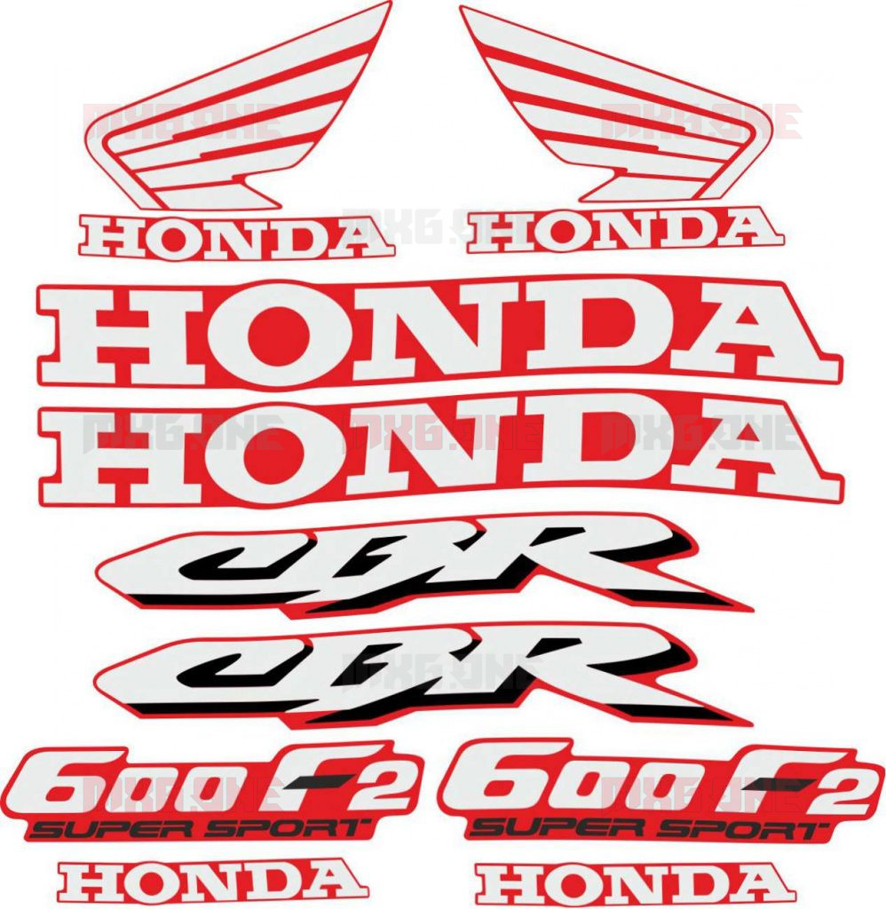 Honda CBR-600-F2 1991-1994 stickers set - MXG.ONE - Best moto decals