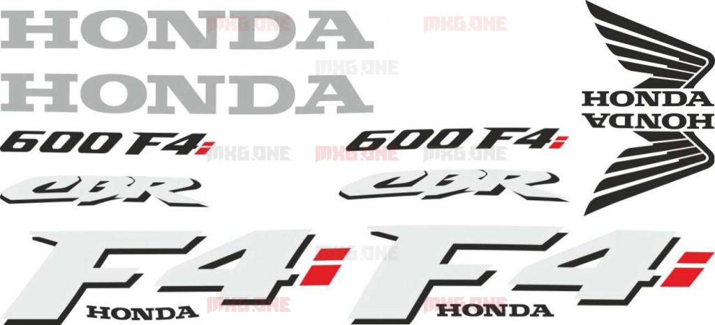 Honda CBR 600 F4-F4i logos decals, stickers and graphics - MXG.ONE ...