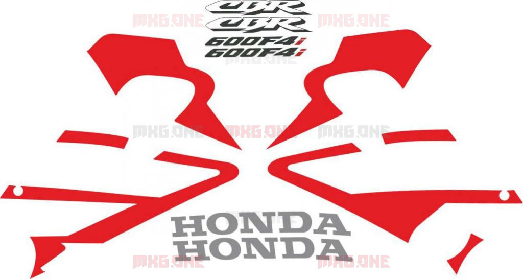 Honda CBR 600 logos decals, stickers and graphics - MXG.ONE - Best moto ...