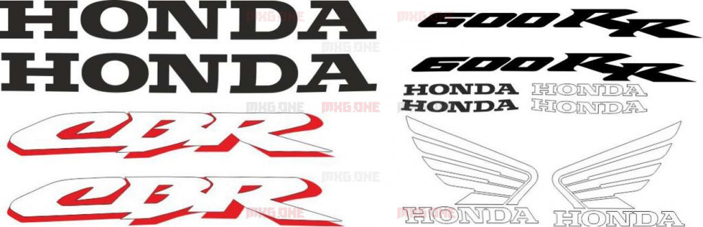 Honda CBR 600 RR logos decals, stickers and graphics - MXG.ONE - Best ...