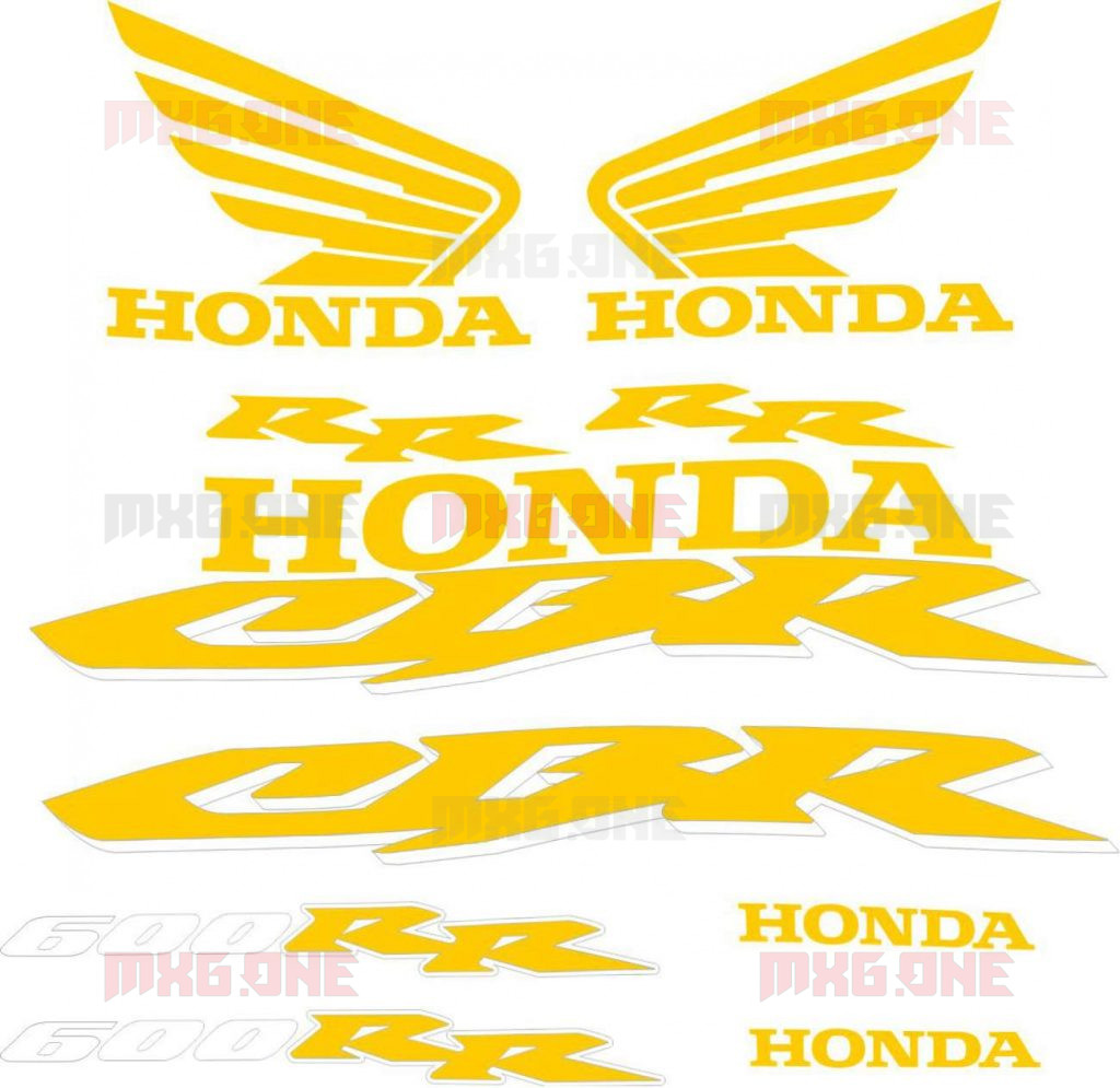 Honda CBR 600 RR logos decals, stickers and graphics - MXG.ONE - Best ...