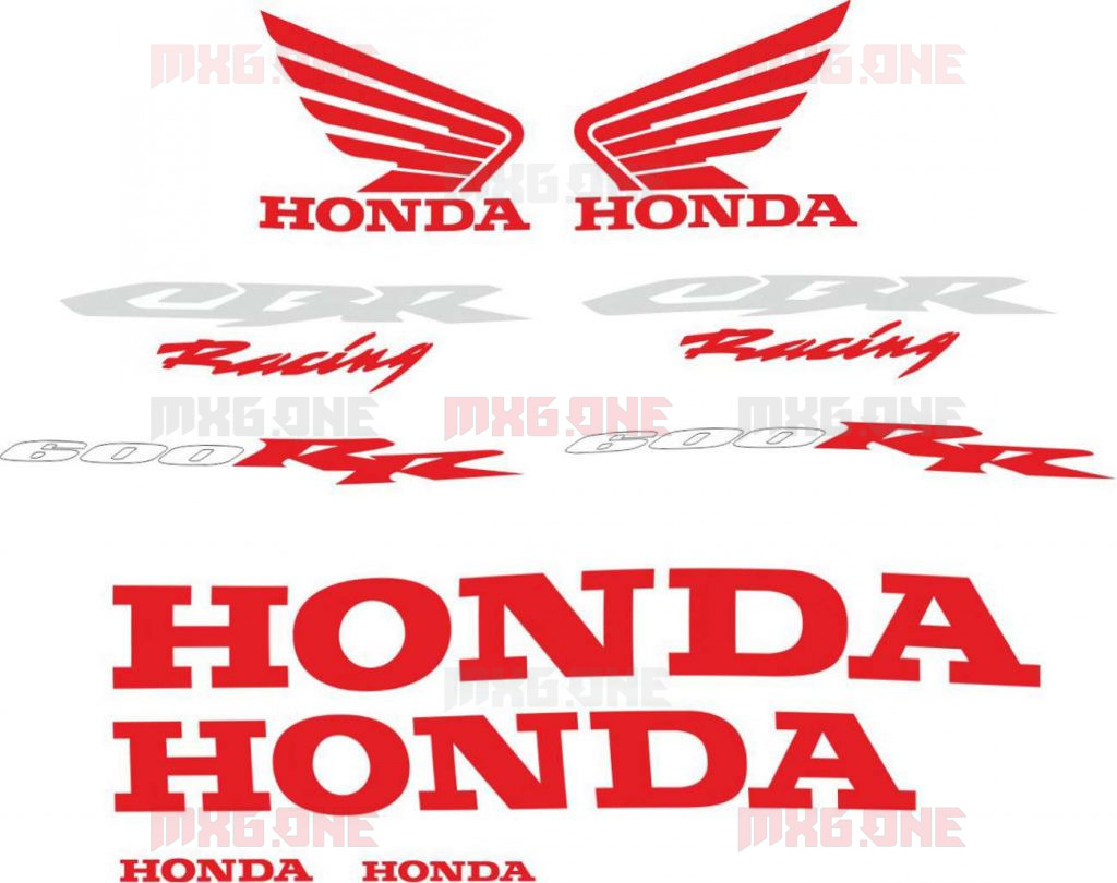 Honda CBR 600 RR logos decals, stickers and graphics - MXG.ONE - Best ...