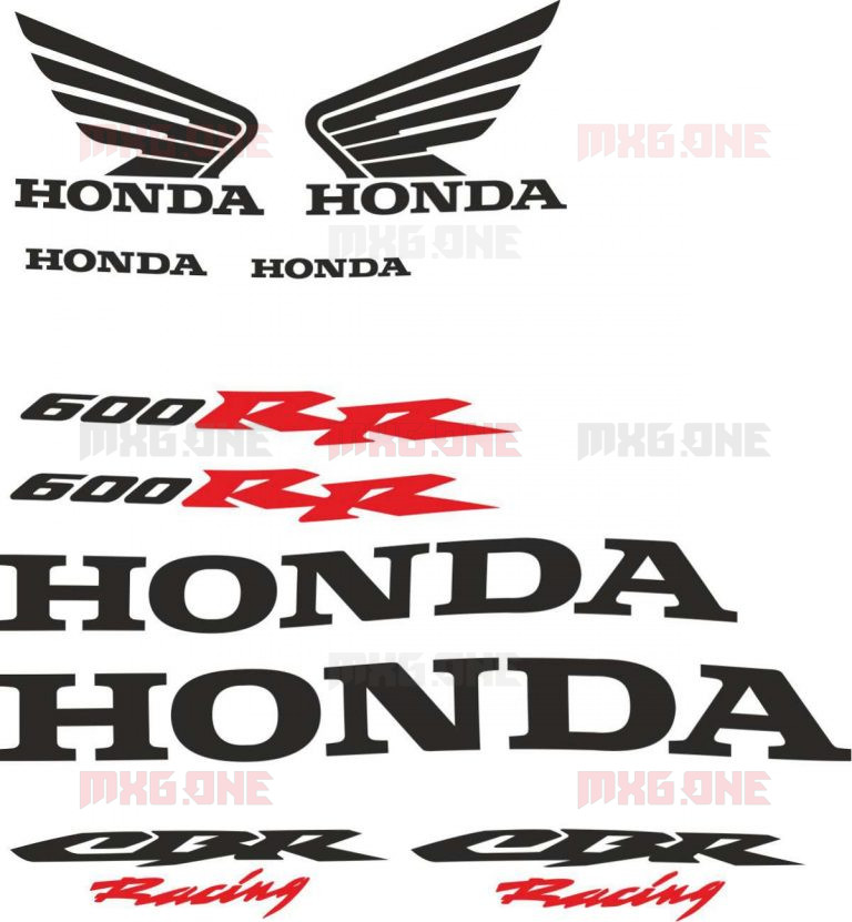 Honda CBR 600 RR logos decals, stickers and graphics - MXG.ONE - Best ...