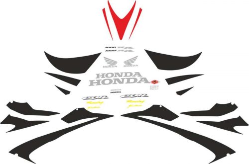 Simulated Headlight HONDA 1000RR 1000 RR decals stickers graphics logo set kit 