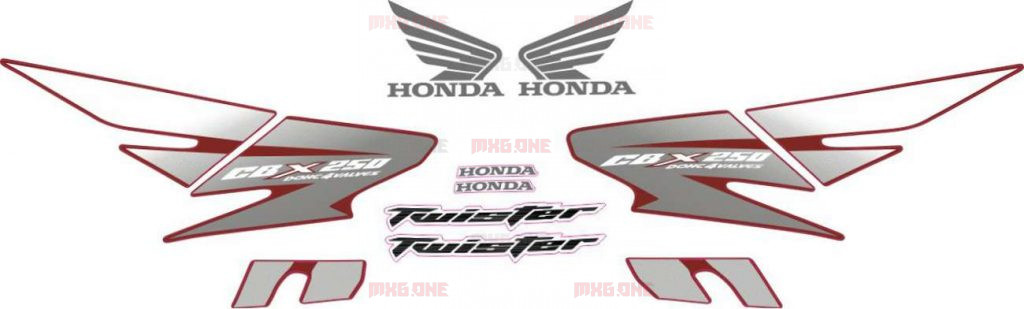 Honda CBX 250 logos decals, stickers and graphics - MXG.ONE - Best moto ...