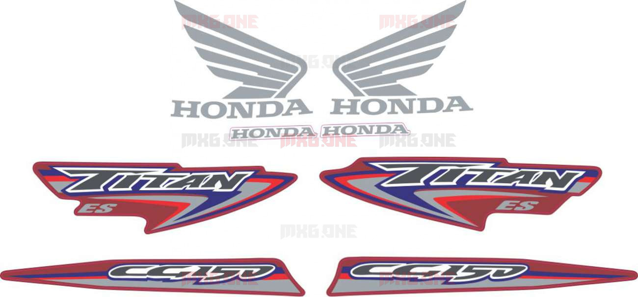 kit Stickers HONDA 150 cv serie 2 autocollant capot moteur decals