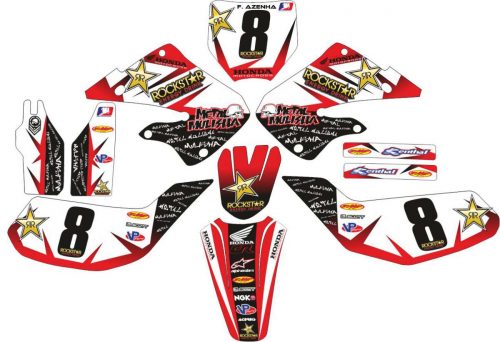 AM0133 HONDA CR 125 1995-1997 CR 250 1995-1996 DECALS STICKERS GRAPHICS KIT