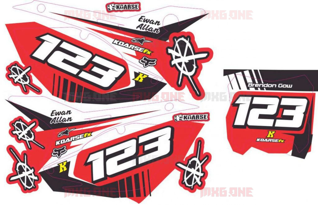 Honda CRF logos decals, stickers and graphics - MXG.ONE - Best moto decals