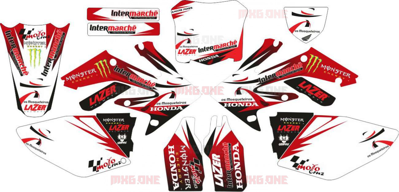 Planche stickers A4 CRF HONDA  Stickers Project