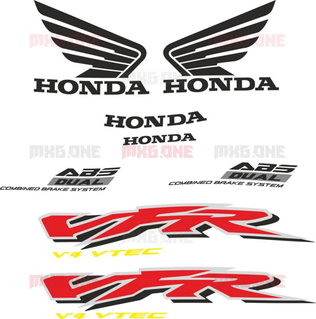 Honda VFR logos decals, stickers and graphics - MXG.ONE - Best moto decals