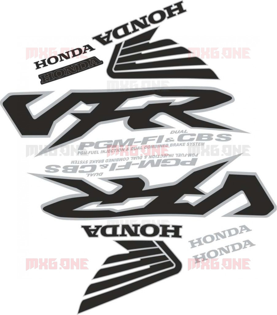 Honda VFR-800 1998-2001 stickers set - MXG.ONE - Best moto decals