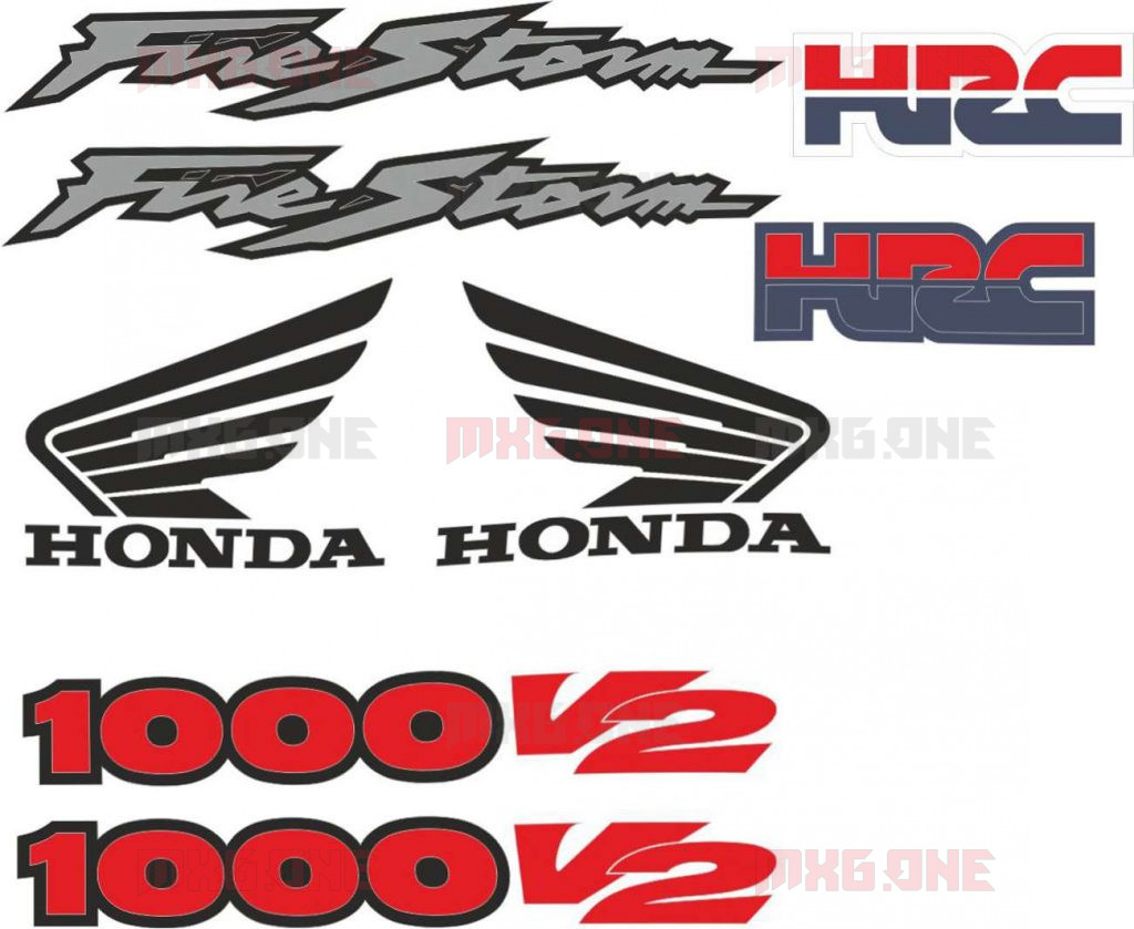 Honda VTR-1000-F FIRESTORM stickers set - MXG.ONE - Best moto decals