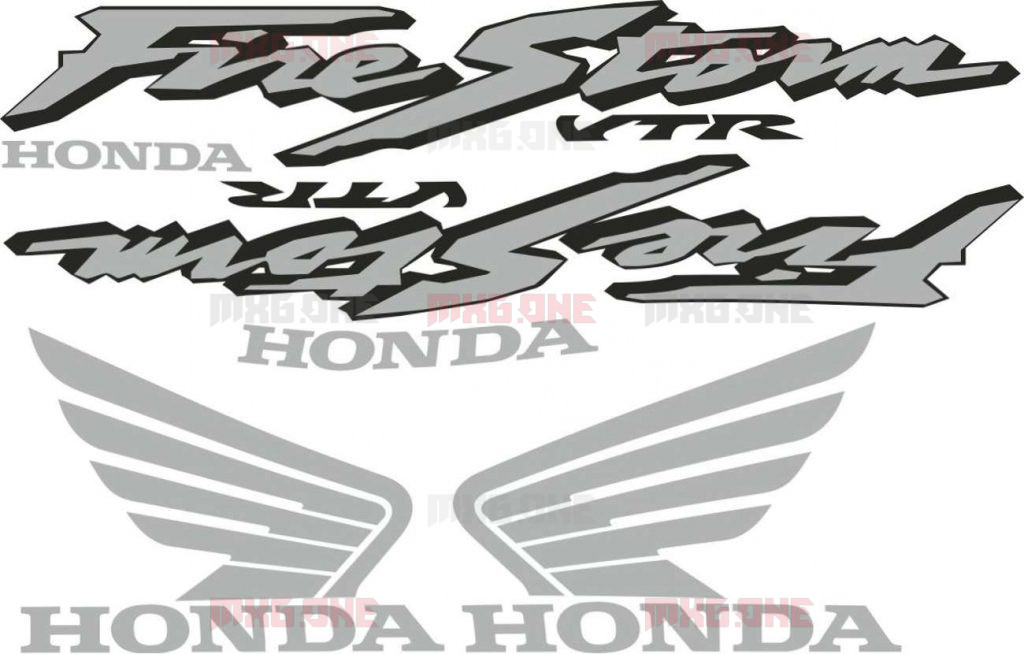 Honda VTR logos decals, stickers and graphics - MXG.ONE - Best moto decals