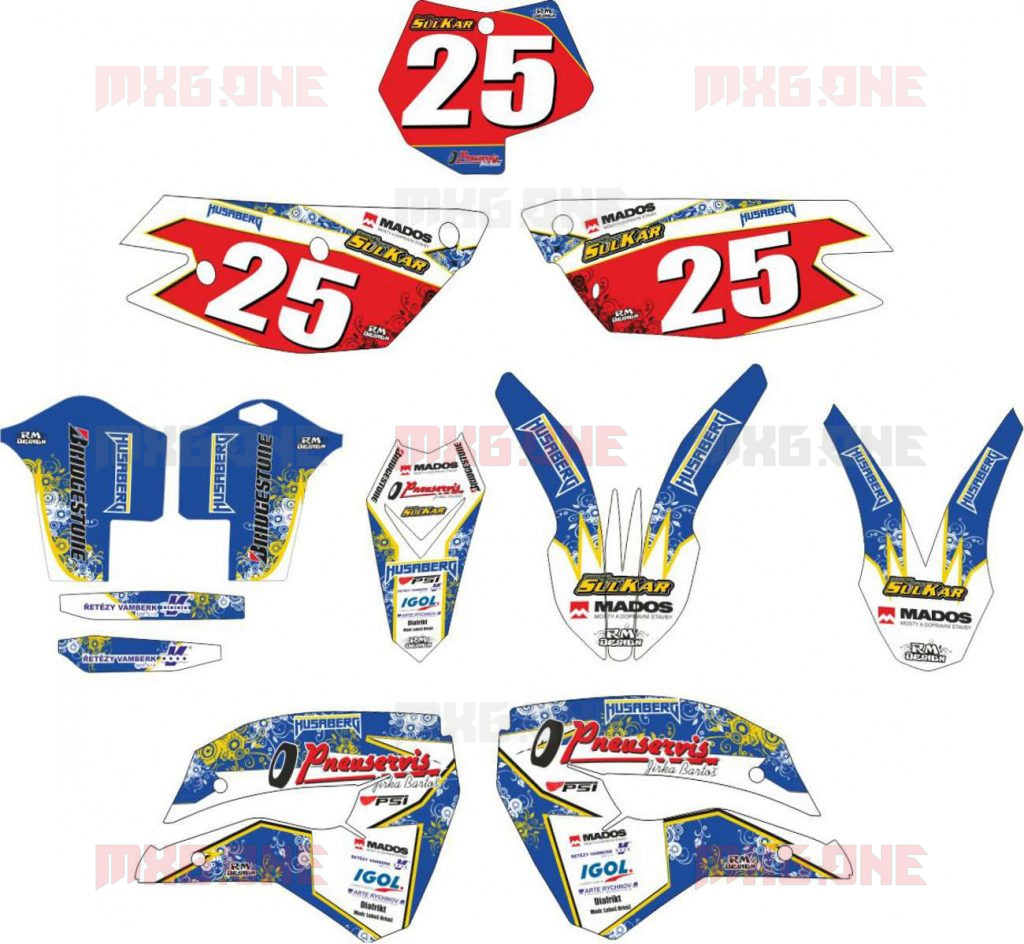 HUSABERG UNKNOWN decals set - MXG.ONE - Best moto decals