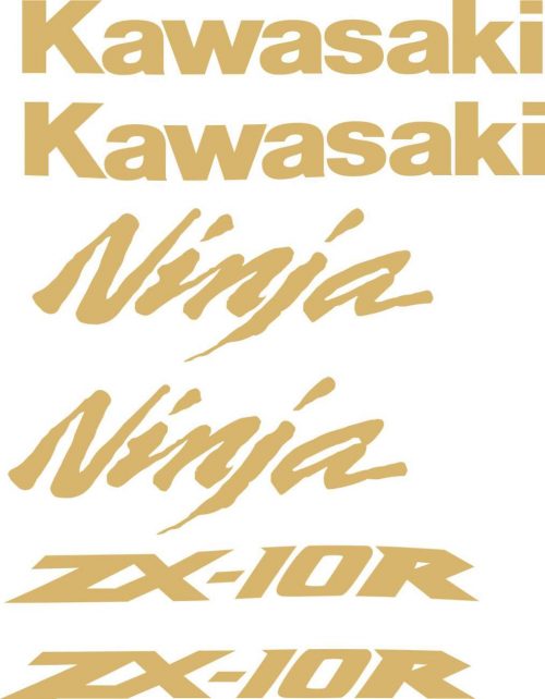 Kawasaki ZX 10R logos decals, stickers and graphics - MXG.ONE - Best moto  decals