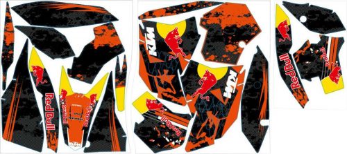 NitroMX Graphic Kit for KTM EXC EXC-F 125 250 300 450 525 2005 2006 2007 Enduro 