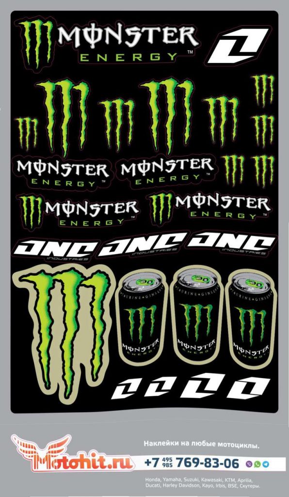 monster energy stickers for rc cars