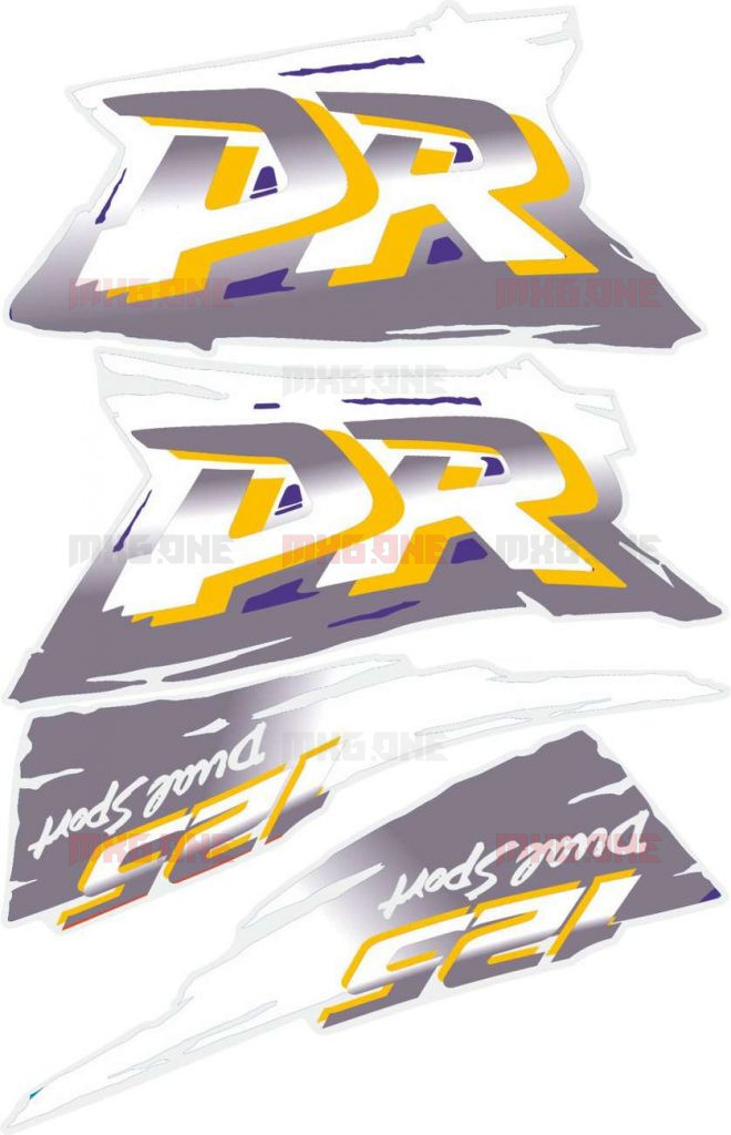 Suzuki DR logos decals, stickers and graphics - MXG.ONE - Best moto decals