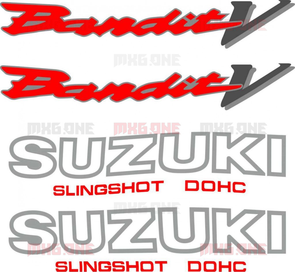 Suzuki Gsf Bandit Logos Decals Stickers And Graphics Mxg One Best Moto Decals