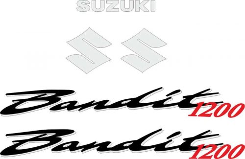 30cm x 4cm Stickers BANDIT 600 1200 S Suzuki 