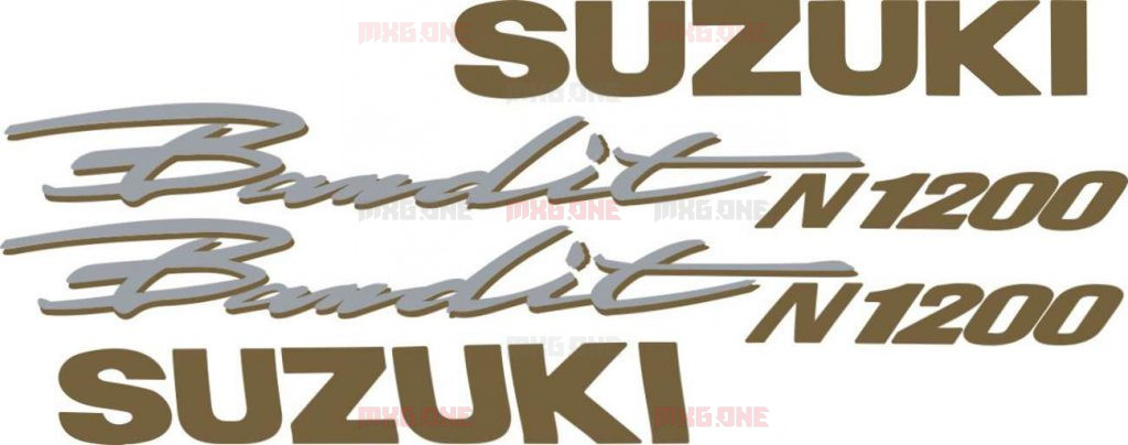 Suzuki GSF BANDIT logos decals, stickers and graphics - MXG.ONE - Best ...