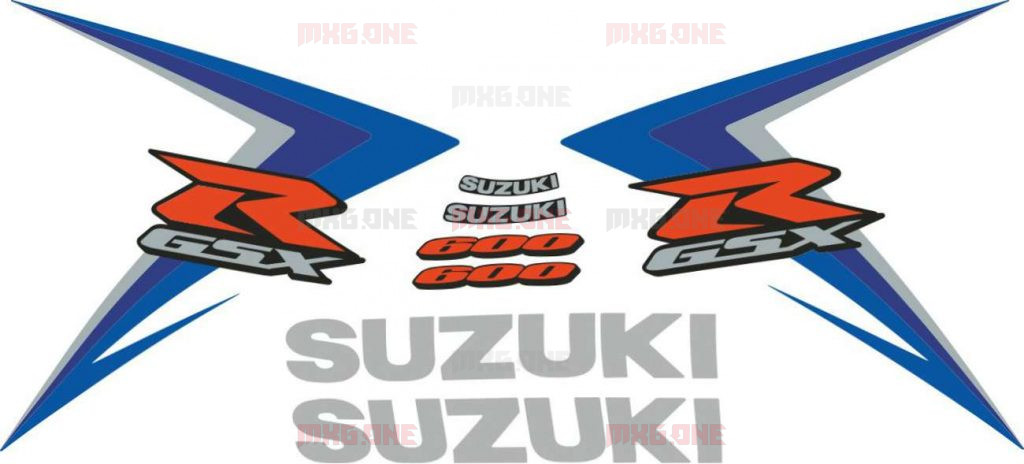 Suzuki Gsx R 600 Logos Decals Stickers And Graphics Mxgone Best