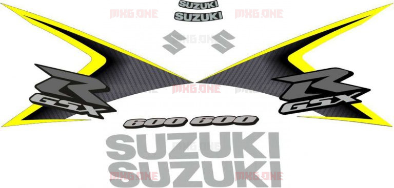 Suzuki Gsx R 600 Logos Decals Stickers And Graphics Mxgone Best