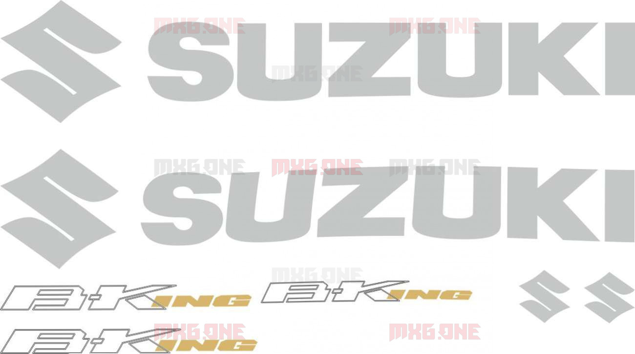 Stickers B-KING BKING Suzuki mod.2-23cm x 2cm 