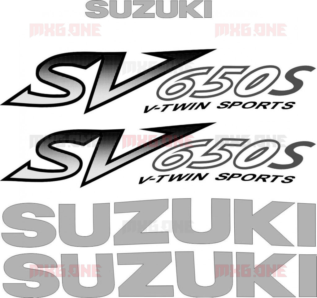 Suzuki Sv 650 S Stickers Set Mxgone Best Moto Decals