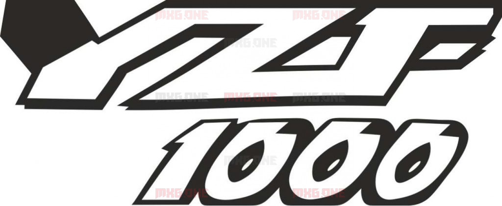Yamaha Yzf 1000 Sticker Mxg One Best Moto Decals