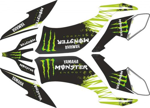 Yamaha RAPTOR-250 logos decals, stickers and graphics -  - Best moto  decals