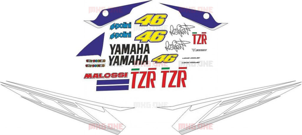 Yamaha TZR logos decals, stickers and graphics - MXG.ONE - Best moto decals