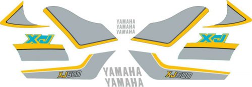 Yamaha XJ-600 logos decals, stickers and graphics -  - Best moto  decals